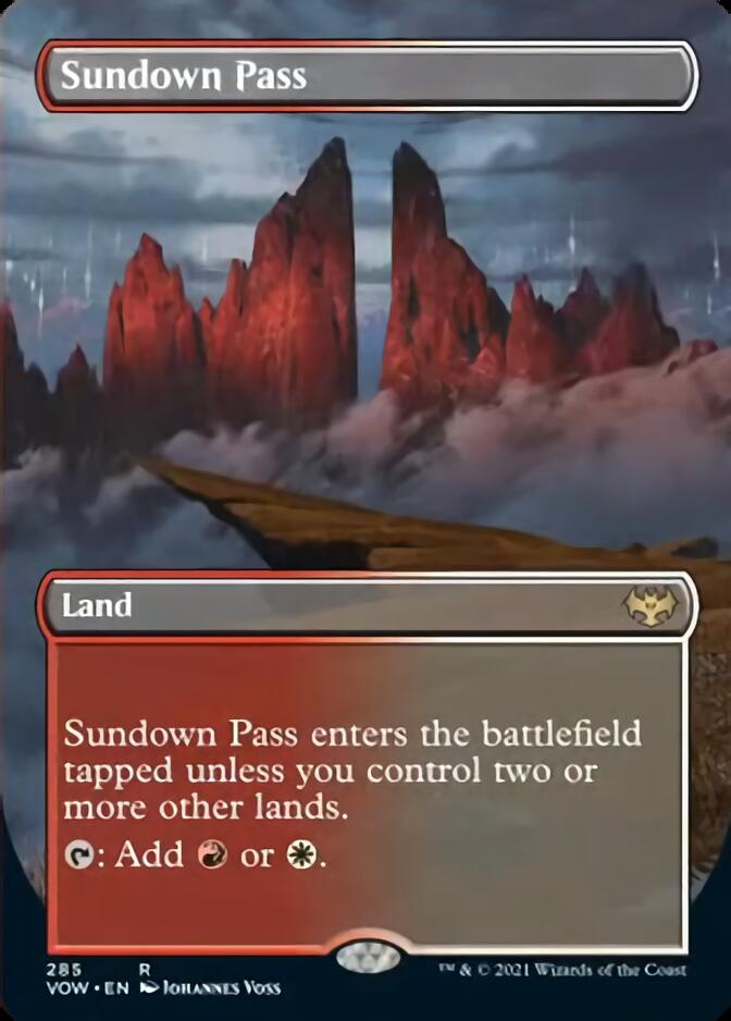 Sundown Pass (Borderless) [Innistrad: Crimson Vow] | Exor Games Dartmouth