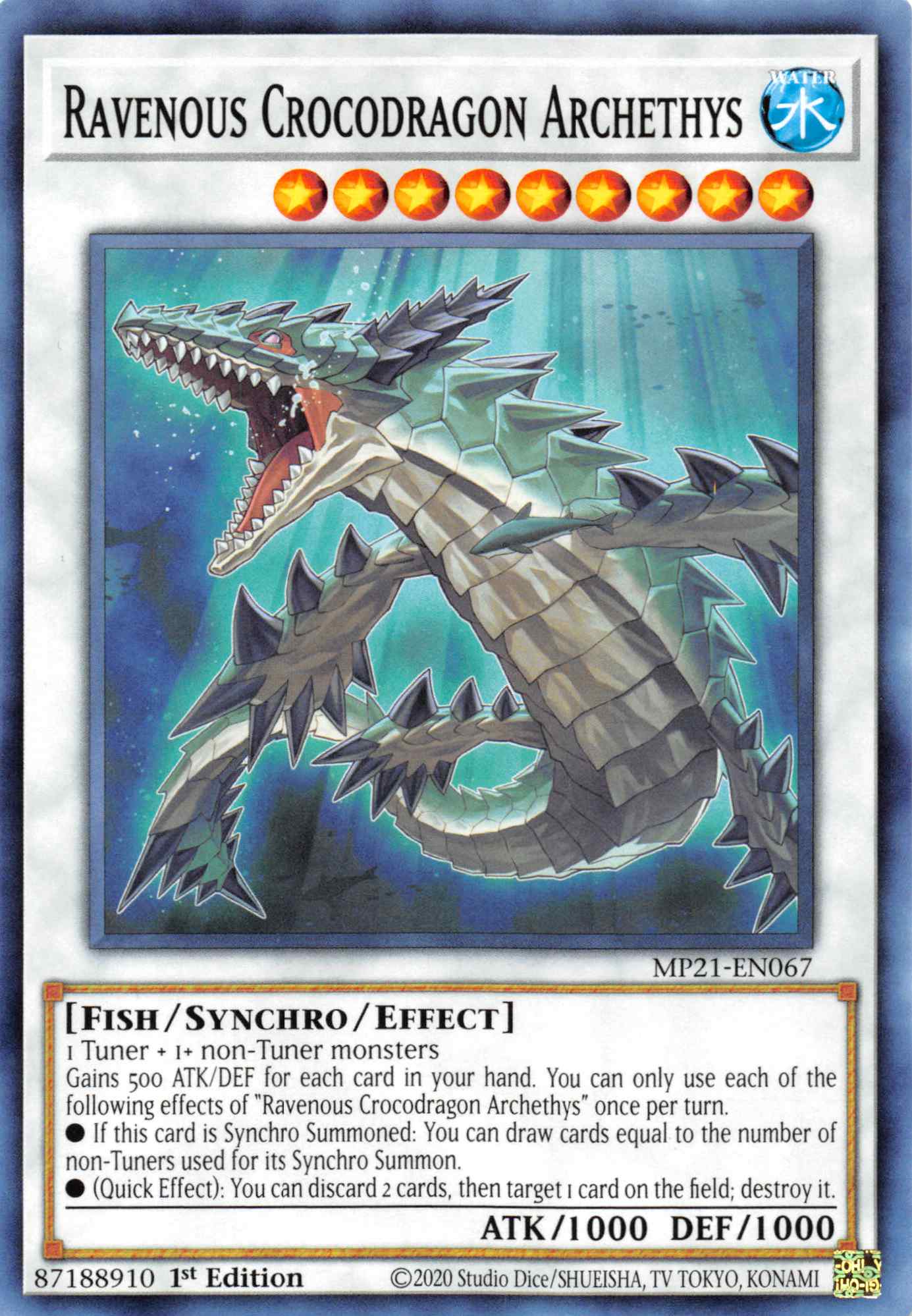 Ravenous Crocodragon Archethys [MP21-EN067] Common | Exor Games Dartmouth