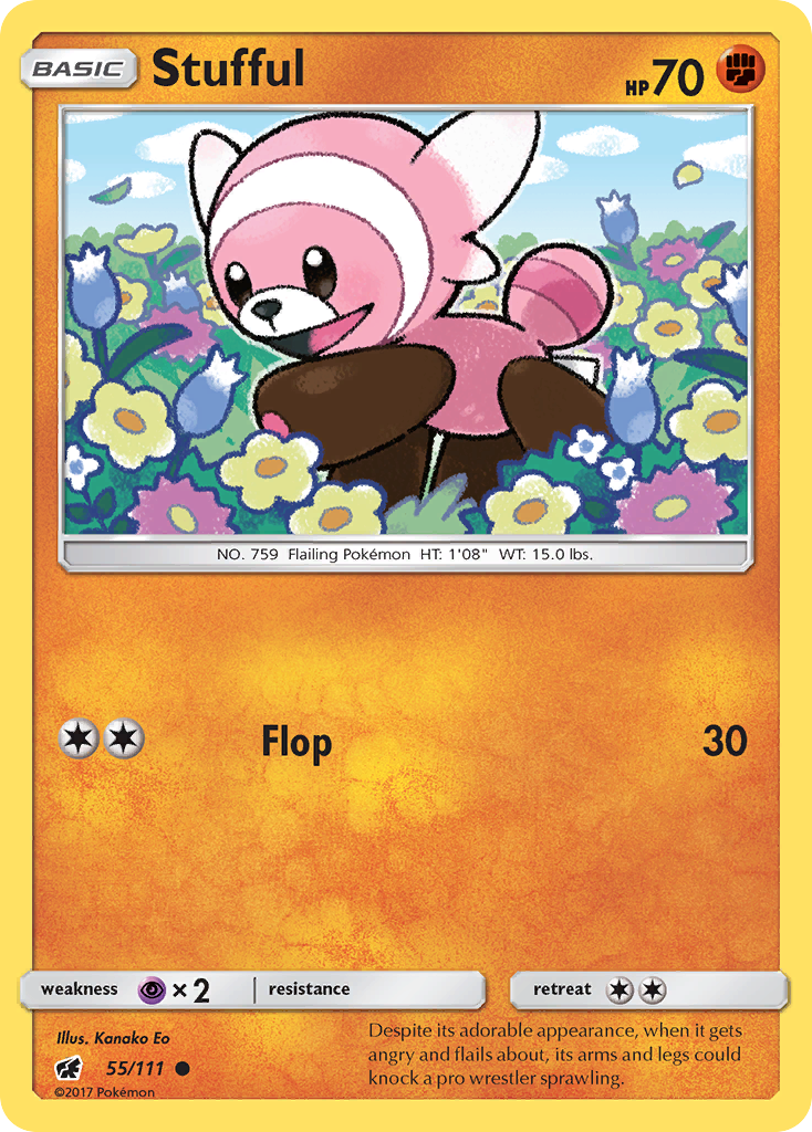 Stufful (55/111) [Sun & Moon: Crimson Invasion] | Exor Games Dartmouth