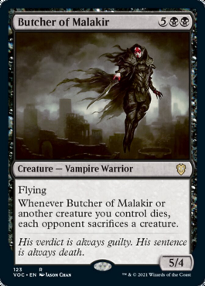 Butcher of Malakir [Innistrad: Crimson Vow Commander] | Exor Games Dartmouth