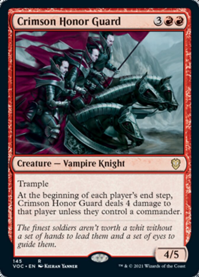 Crimson Honor Guard [Innistrad: Crimson Vow Commander] | Exor Games Dartmouth