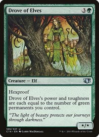 Drove of Elves [Commander 2014] | Exor Games Dartmouth