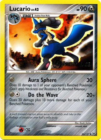 Lucario (53/127) (Prerelease Promo) [Diamond & Pearl: Black Star Promos] | Exor Games Dartmouth