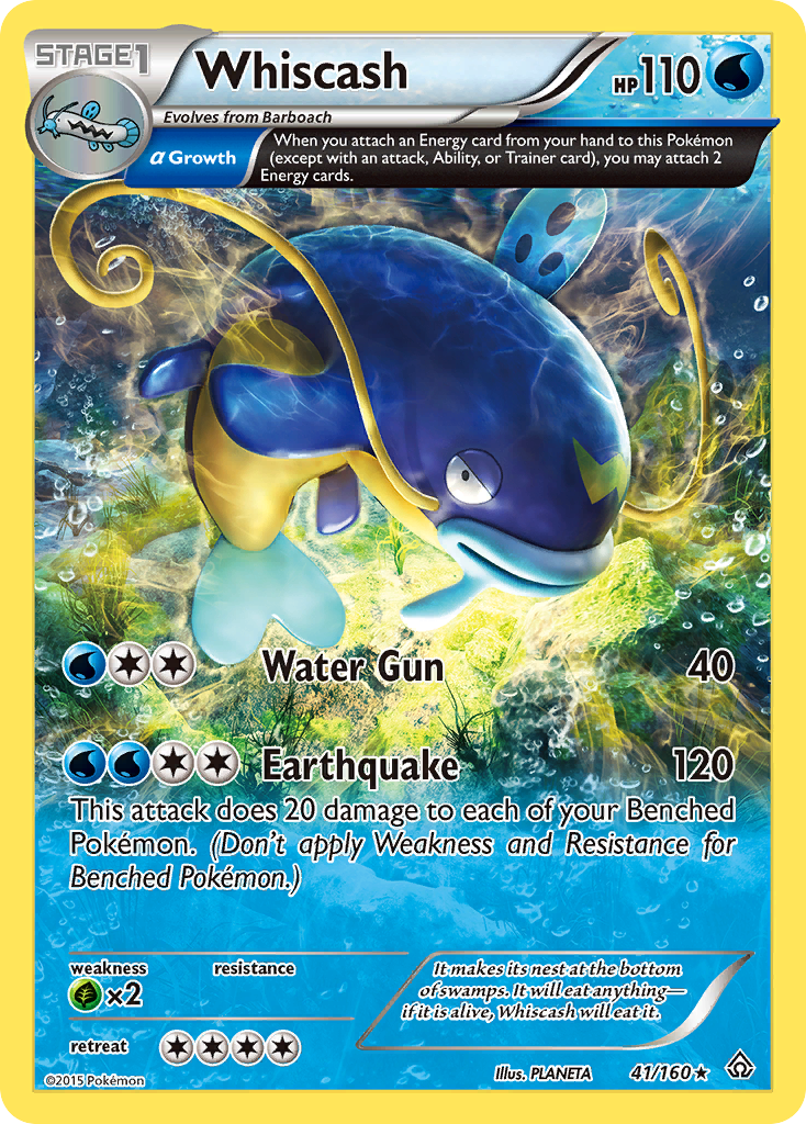 Whiscash (41/160) [XY: Primal Clash] | Exor Games Dartmouth