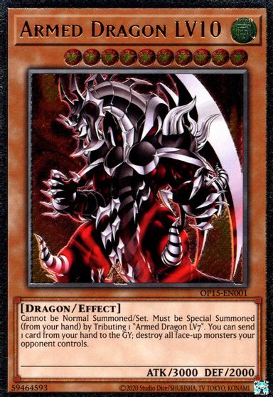 Armed Dragon LV10 [OP15-EN001] Ultimate Rare | Exor Games Dartmouth