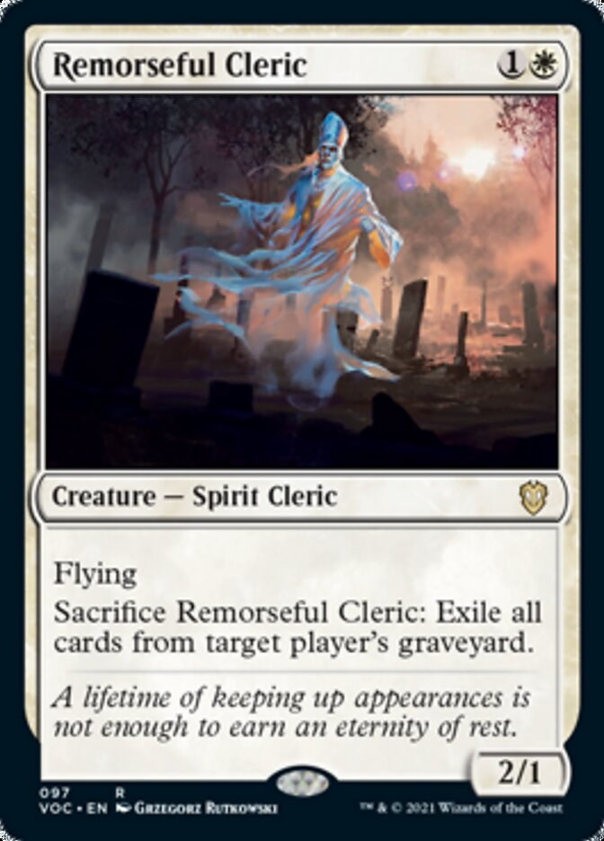 Remorseful Cleric [Innistrad: Crimson Vow Commander] | Exor Games Dartmouth