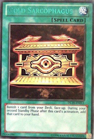 Gold Sarcophagus (Green) [DL18-EN011] Rare | Exor Games Dartmouth