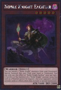 Noble Knight Eachtar [NKRT-EN011] Platinum Rare | Exor Games Dartmouth