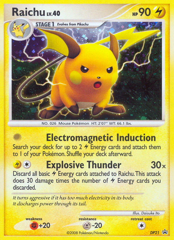 Raichu (DP21) [Diamond & Pearl: Black Star Promos] | Exor Games Dartmouth