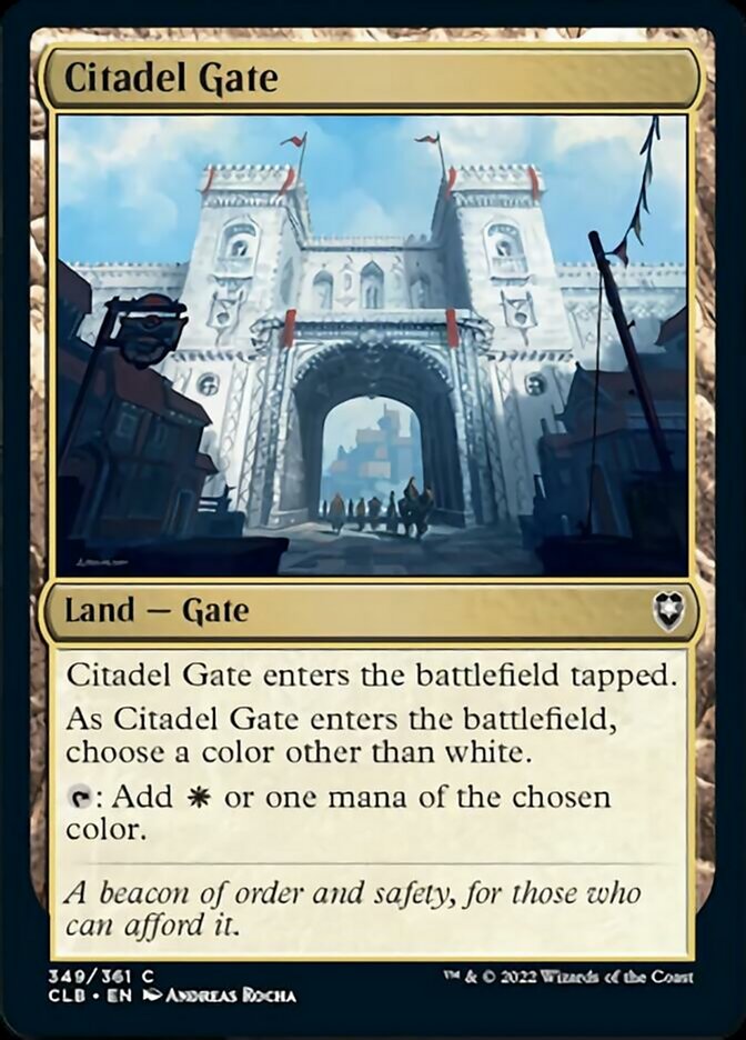 Citadel Gate [Commander Legends: Battle for Baldur's Gate] | Exor Games Dartmouth