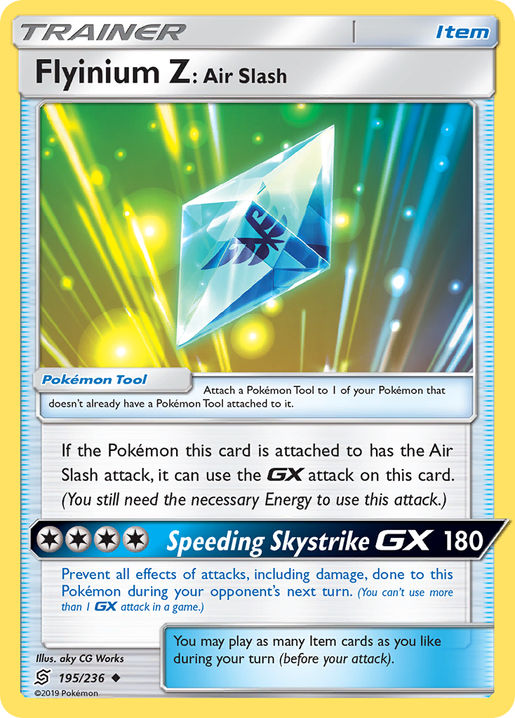 Flyinium Z: Air Slash (195/236) [Sun & Moon: Unified Minds] | Exor Games Dartmouth