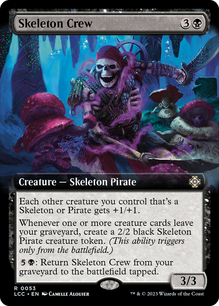 Skeleton Crew (Extended Art) [The Lost Caverns of Ixalan Commander] | Exor Games Dartmouth