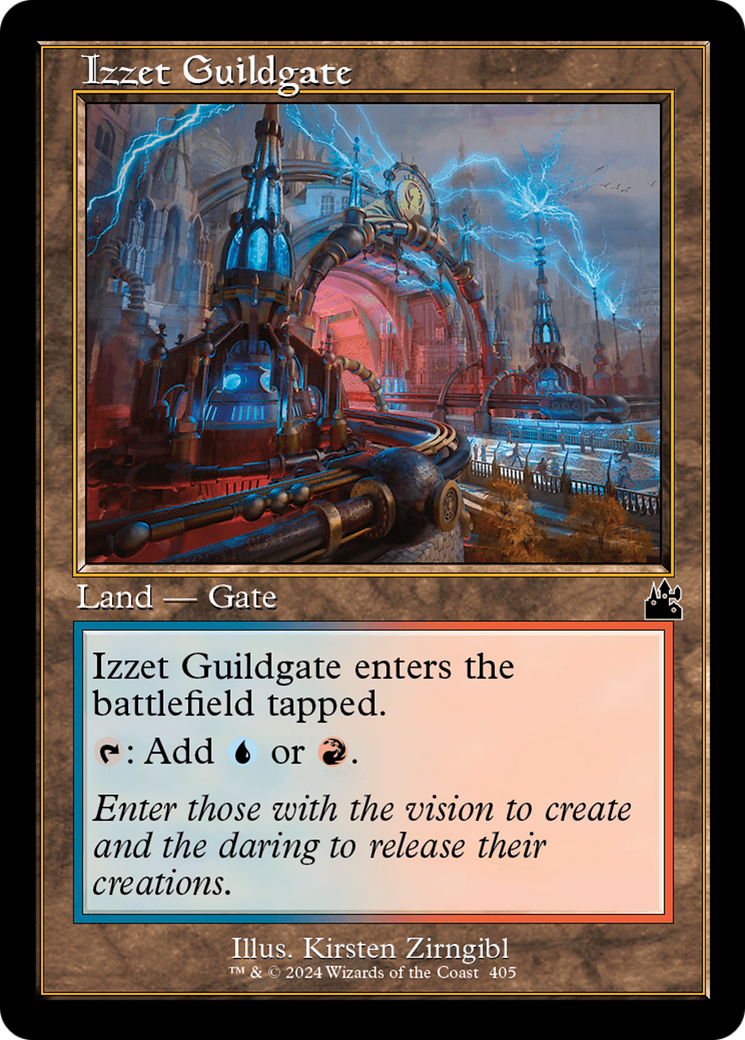 Izzet Guildgate (Retro Frame) [Ravnica Remastered] | Exor Games Dartmouth