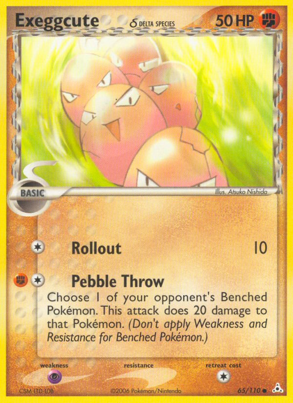 Exeggcute (65/110) (Delta Species) [EX: Holon Phantoms] | Exor Games Dartmouth