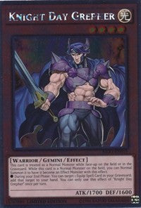 Knight Day Grepher [NKRT-EN015] Platinum Rare | Exor Games Dartmouth