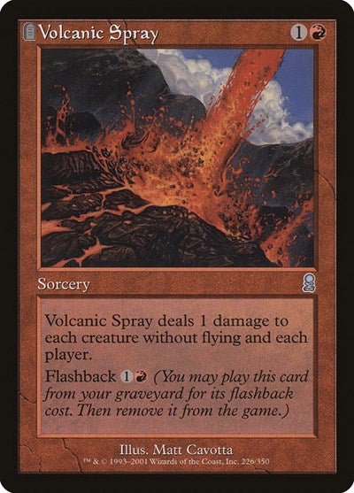 Volcanic Spray [Odyssey] | Exor Games Dartmouth