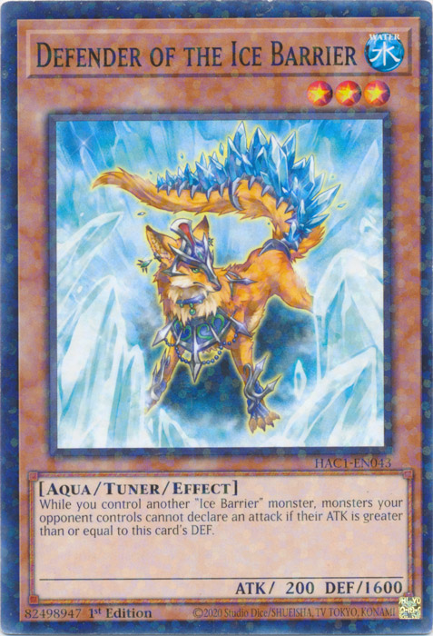 Defender of the Ice Barrier (Duel Terminal) [HAC1-EN043] Common | Exor Games Dartmouth