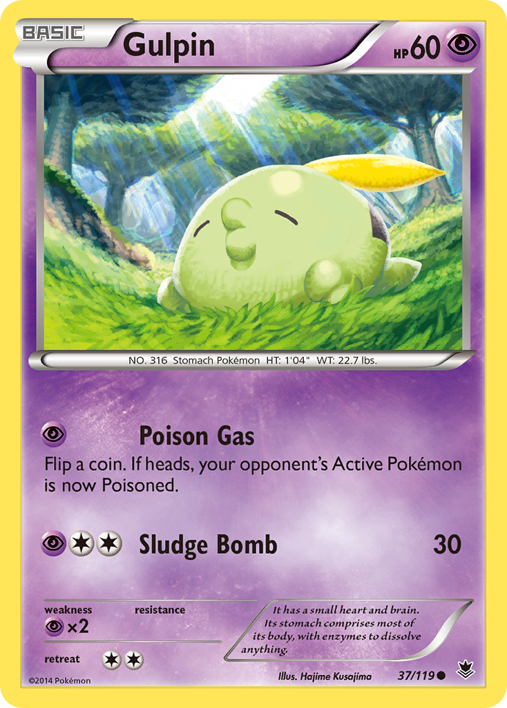 Gulpin (37/119) [XY: Phantom Forces] | Exor Games Dartmouth