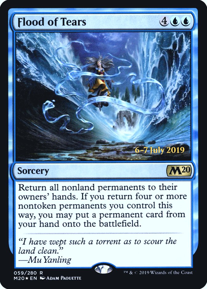 Flood of Tears  [Core Set 2020 Prerelease Promos] | Exor Games Dartmouth