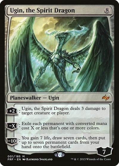 Ugin, the Spirit Dragon [Fate Reforged] | Exor Games Dartmouth