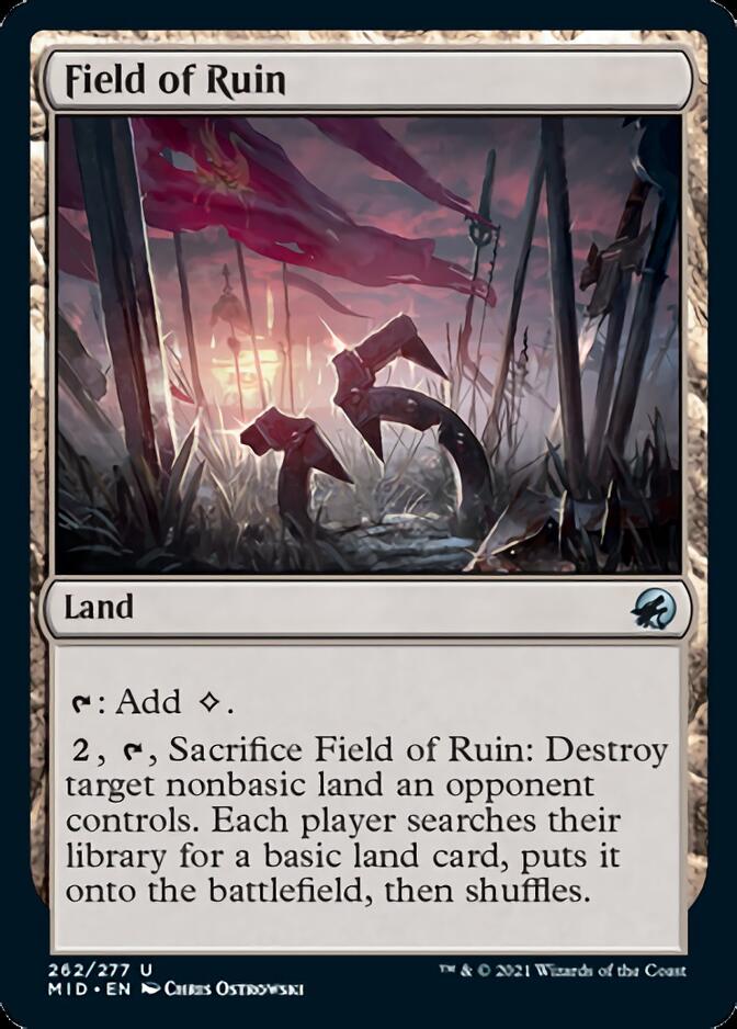 Field of Ruin [Innistrad: Midnight Hunt] | Exor Games Dartmouth