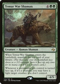 Temur War Shaman [Fate Reforged] | Exor Games Dartmouth
