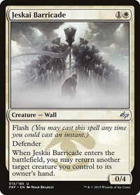 Jeskai Barricade [Fate Reforged] | Exor Games Dartmouth