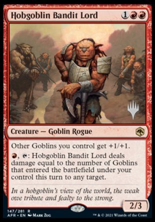 Hobgoblin Bandit Lord (Promo Pack) [Dungeons & Dragons: Adventures in the Forgotten Realms Promos] | Exor Games Dartmouth