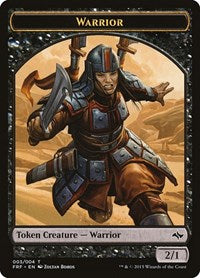 Warrior [Fate Reforged Tokens] | Exor Games Dartmouth