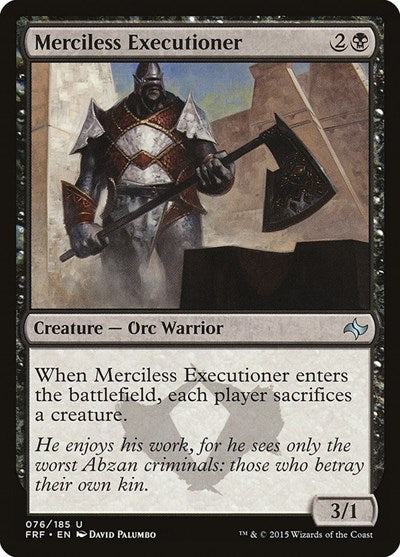 Merciless Executioner [Fate Reforged] | Exor Games Dartmouth