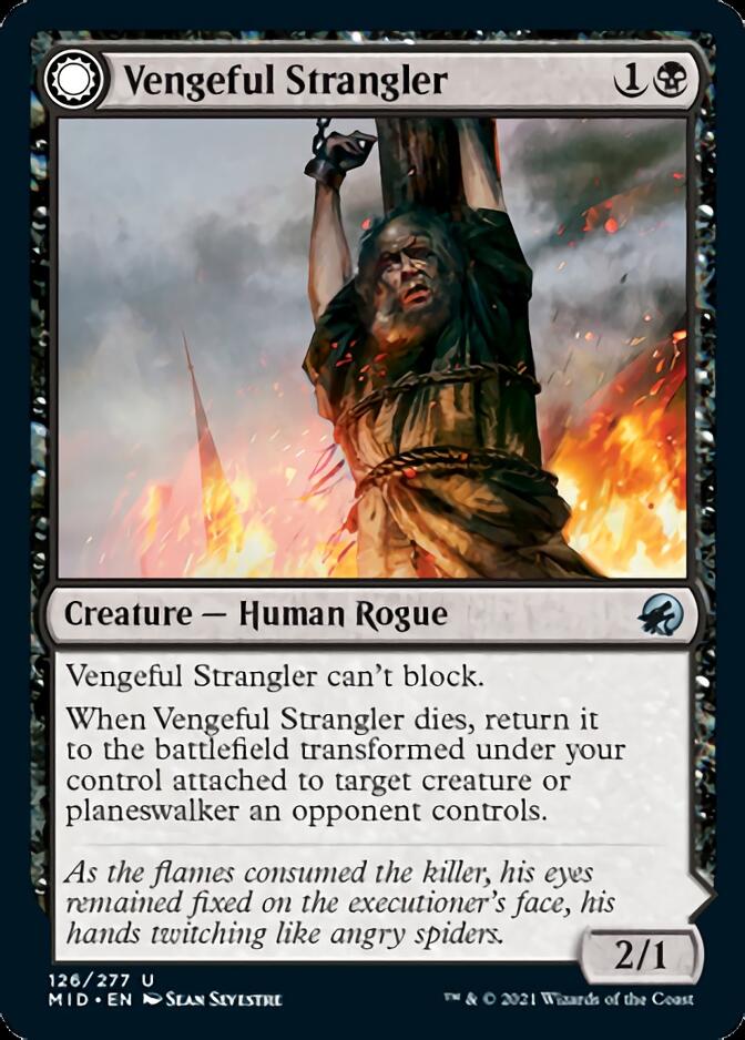 Vengeful Strangler // Strangling Grasp [Innistrad: Midnight Hunt] | Exor Games Dartmouth