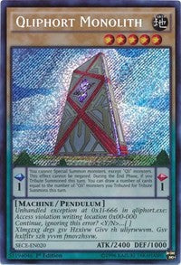 Qliphort Monolith [SECE-EN020] Secret Rare | Exor Games Dartmouth