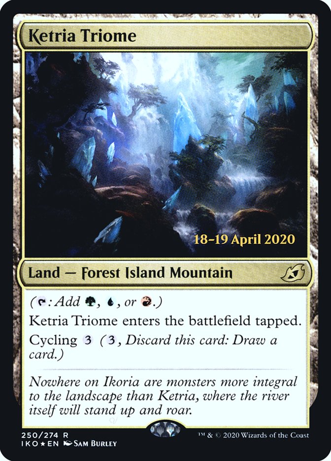 Ketria Triome  [Ikoria: Lair of Behemoths Prerelease Promos] | Exor Games Dartmouth