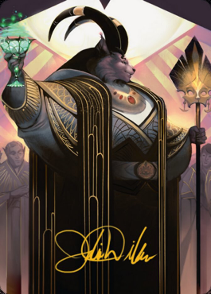 Jetmir, Nexus of Revels 2 Art Card (Gold-Stamped Signature) [Streets of New Capenna Art Series] | Exor Games Dartmouth
