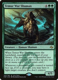 Temur War Shaman [Fate Reforged Promos] | Exor Games Dartmouth