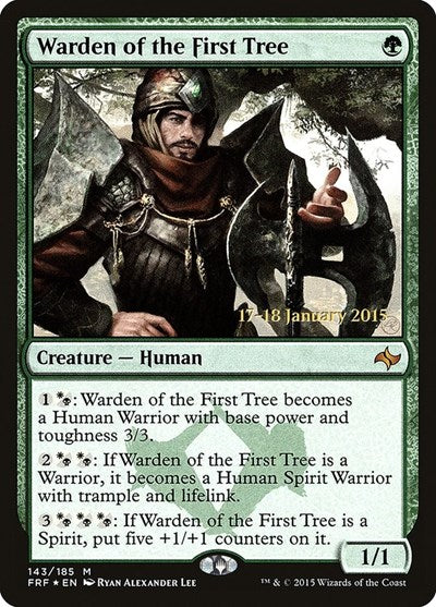 Warden of the First Tree [Fate Reforged Promos] | Exor Games Dartmouth