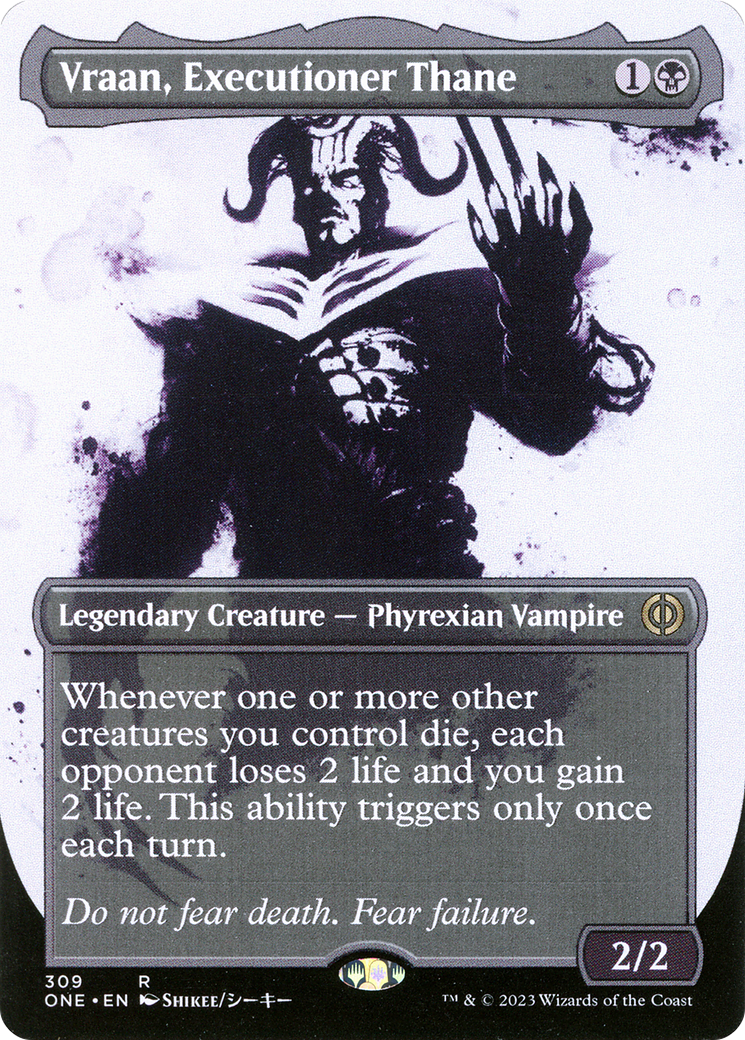 Vraan, Executioner Thane (Borderless Ichor) [Phyrexia: All Will Be One] | Exor Games Dartmouth