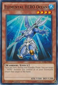 Elemental HERO Ocean [SDHS-EN002] Common | Exor Games Dartmouth