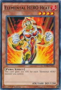Elemental HERO Heat [SDHS-EN005] Common | Exor Games Dartmouth