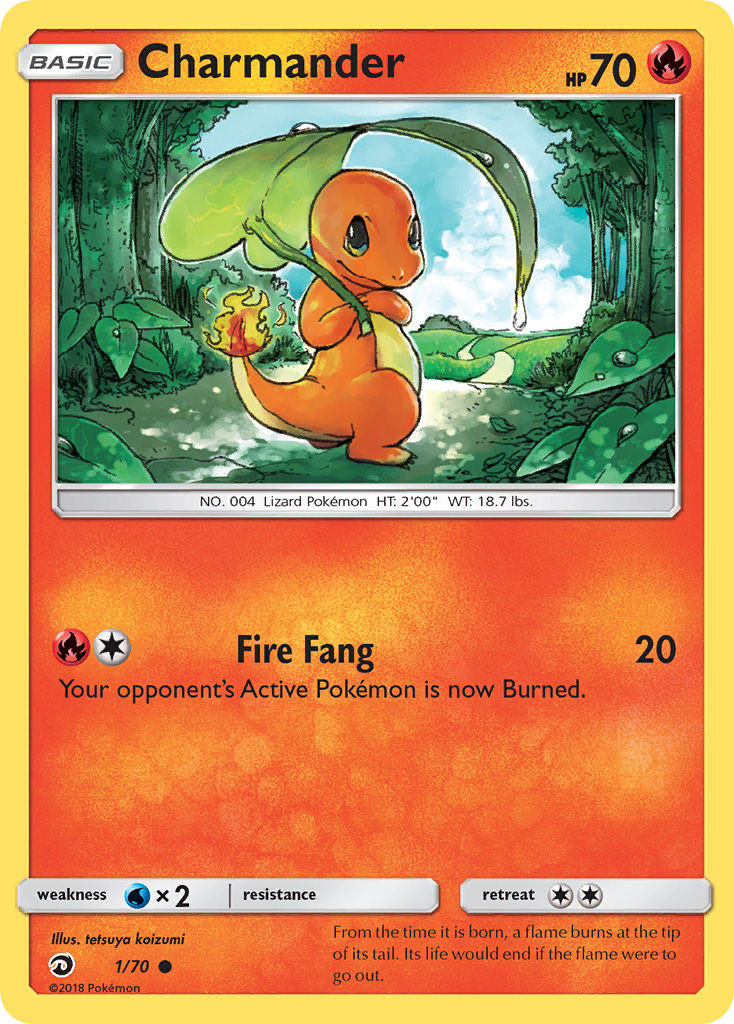 Charmander (1/70) [Sun & Moon: Dragon Majesty] | Exor Games Dartmouth