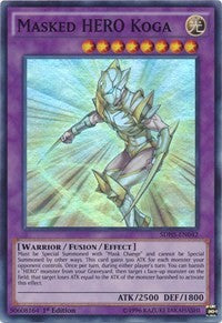 Masked HERO Koga [SDHS-EN042] Super Rare | Exor Games Dartmouth