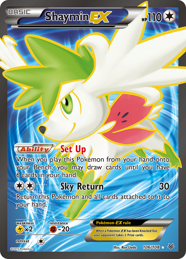 Shaymin EX (106/108) [XY: Roaring Skies] | Exor Games Dartmouth