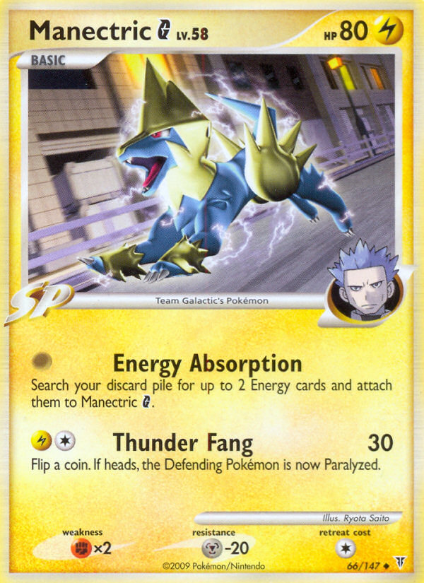 Manectric G (66/147) [Platinum: Supreme Victors] | Exor Games Dartmouth