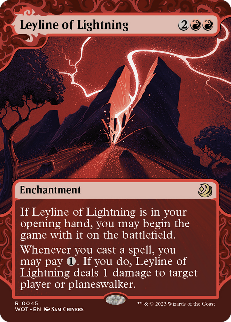 Leyline of Lightning [Wilds of Eldraine: Enchanting Tales] | Exor Games Dartmouth