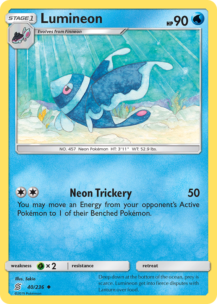 Lumineon (40/236) [Sun & Moon: Unified Minds] | Exor Games Dartmouth