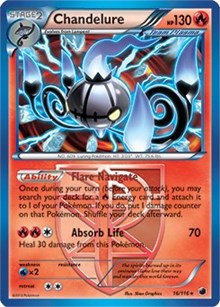 Chandelure (16/116) (Theme Deck Exclusive) [Black & White: Plasma Freeze] | Exor Games Dartmouth