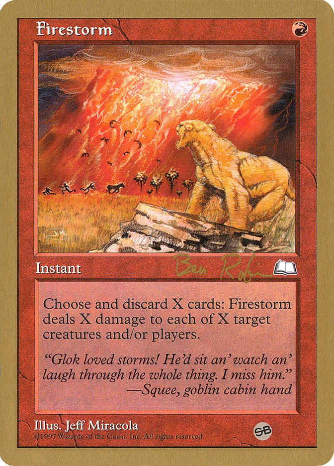 Firestorm (Brian Selden) [World Championship Decks 1998] | Exor Games Dartmouth