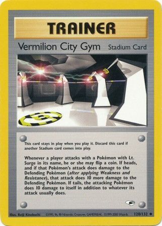 Vermilion City Gym (120/132) [Gym Heroes Unlimited] | Exor Games Dartmouth