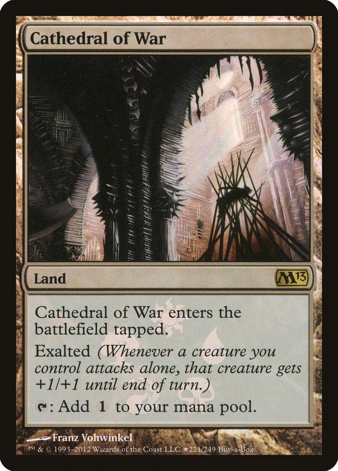 Cathedral of War (Buy-A-Box) [Magic 2013 Promos] | Exor Games Dartmouth