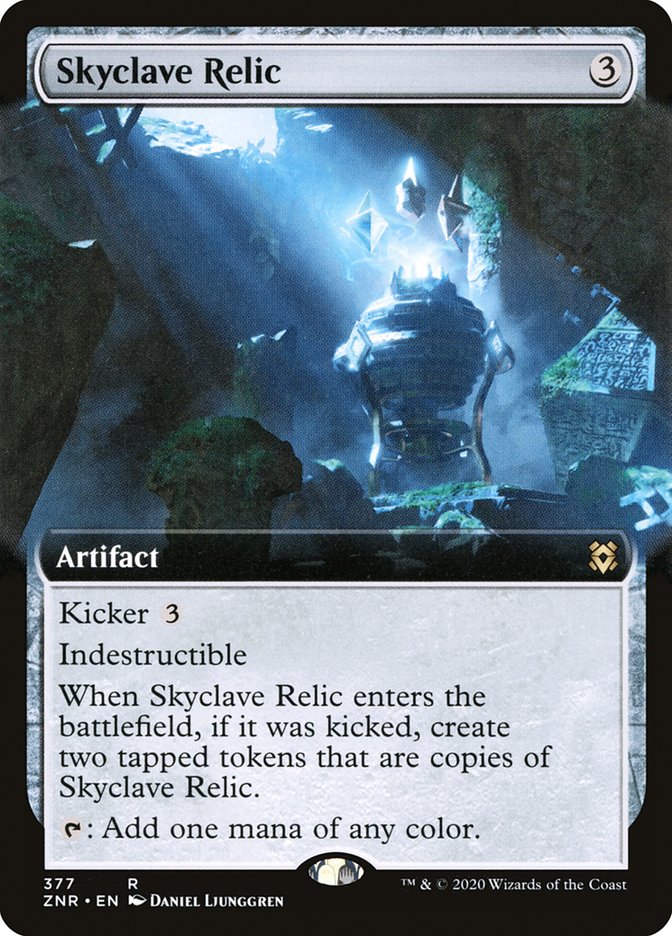 Skyclave Relic (Extended Art) [Zendikar Rising] | Exor Games Dartmouth